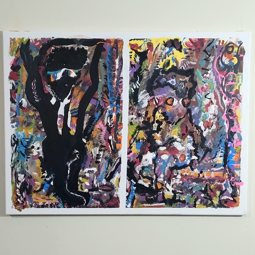 Abstract Colorful Art Canvas - Picture 5 of 8
